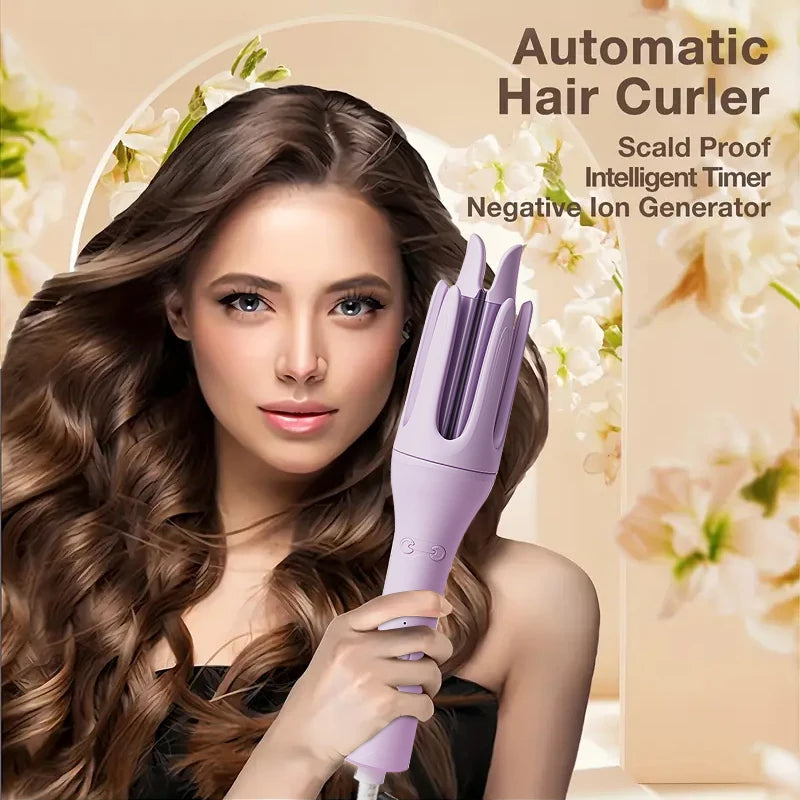 Modelador de Cachos Automático | Ondas Perfeitas em Segundos - Bivolt