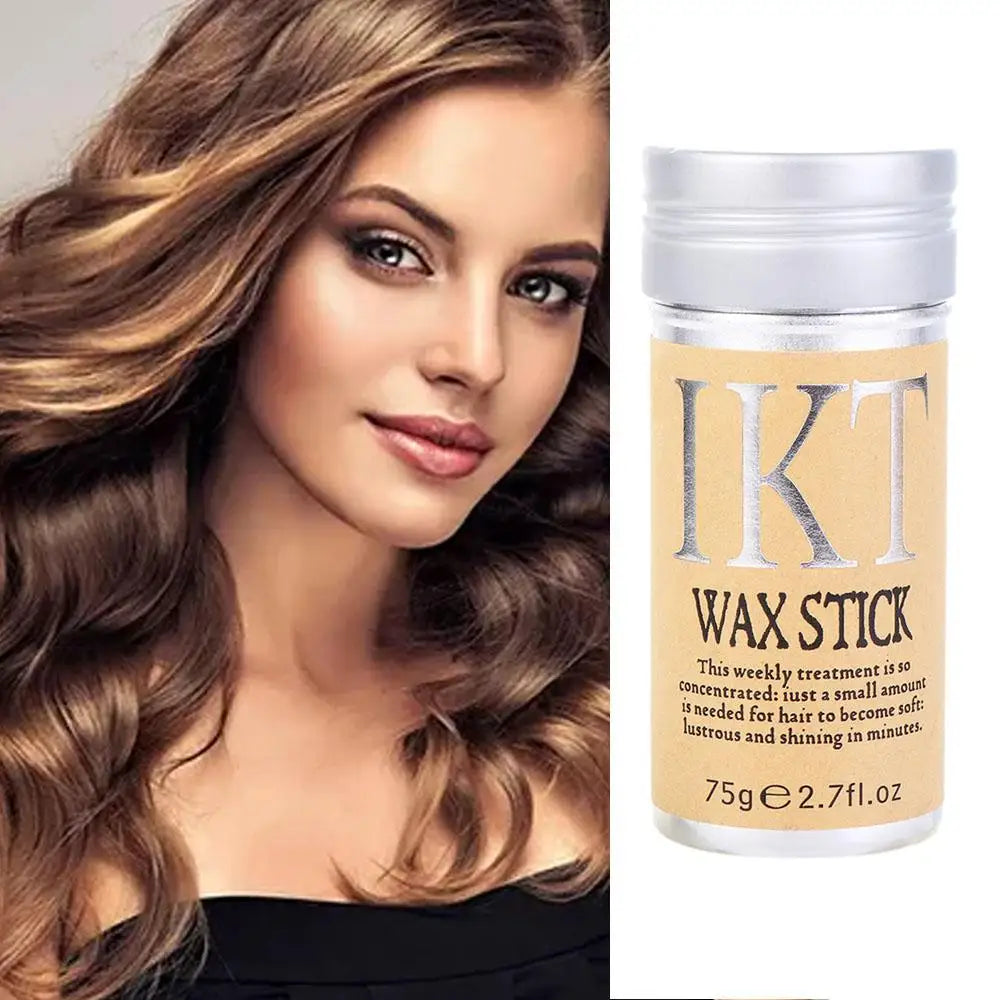 IKT WAX STICK – Bastão de Cera Anti-Frizz com Óleo de Abacate e Cera de Abelha Natural (75g)