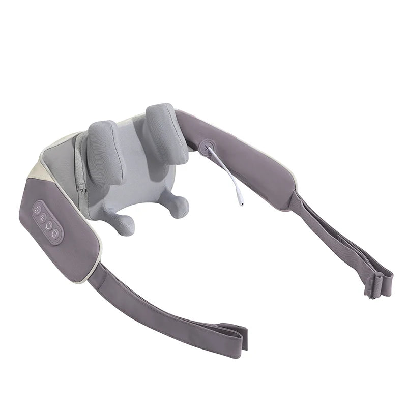 Massageador de Pescoço Inteligente Sem Fio – Alívio Instantâneo com Compressão Profissional