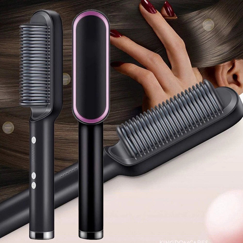Escova Alisadora 3 em 1 - Beauty Hair