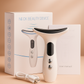 Massageador Rejuvenescedor Facial e de Pescoço 6 em 1 – Lifting, LED, Vibração & Íons