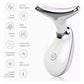 Massageador Facial Portátil com Luz LED 3 Cores – Reduz Rugas e Estimula Colágeno