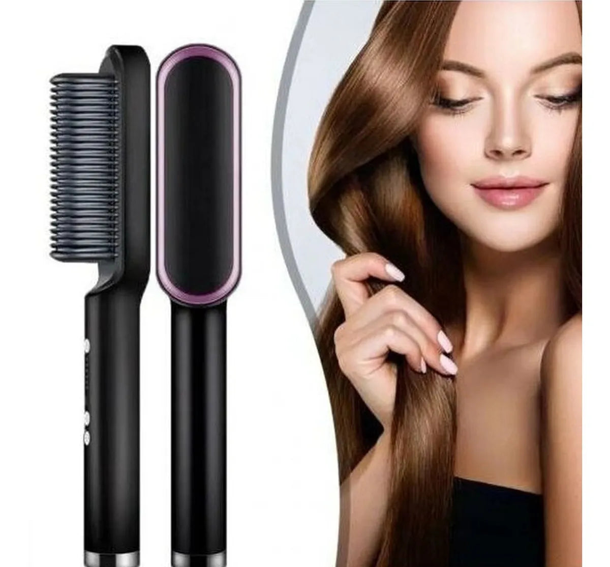 Escova Alisadora 3 em 1 - Beauty Hair