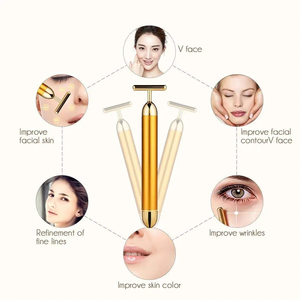 Massageador Facial Vibratório Energy Beauty – Efeito Lifting Instantâneo