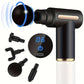 Massageador Muscular Elétrico Portátil – 6 Velocidades, Visor Digital e 4 Cabeçotes