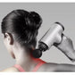 Massageador Muscular Elétrico Portátil – 6 Velocidades, Visor Digital e 4 Cabeçotes
