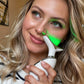 Massageador Facial Portátil com Luz LED 3 Cores – Reduz Rugas e Estimula Colágeno