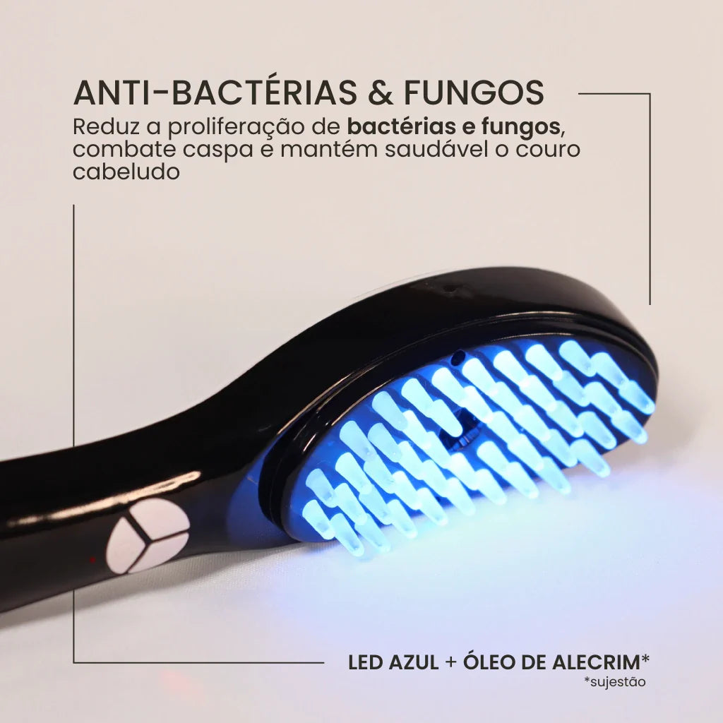 Escova de Terapia Capilar 4 em 1 – Adeus à Queda, Falhas e Caspa!